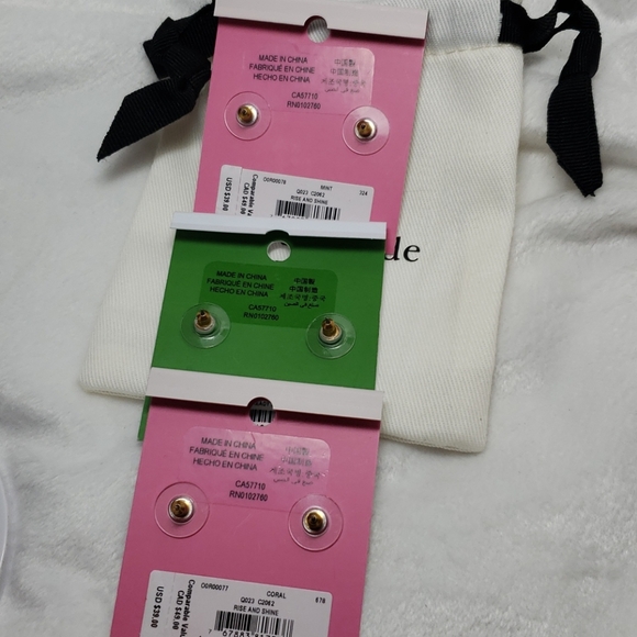 Kate Spade Cubic Zirconia and Bow Earrings - Picture 10 of 10